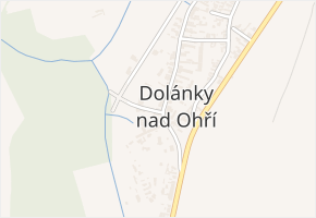 Pocnerova v obci Dolánky nad Ohří - mapa ulice