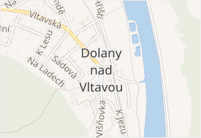 Dolany nad Vltavou v obci Dolany nad Vltavou - mapa části obce