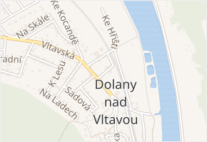 K Nádraží v obci Dolany nad Vltavou - mapa ulice
