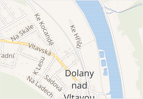 Ke Hřišti v obci Dolany nad Vltavou - mapa ulice