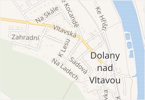 Ke Školce v obci Dolany nad Vltavou - mapa ulice