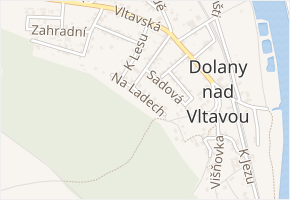 Na Ladech v obci Dolany nad Vltavou - mapa ulice