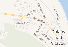 Spojovací v obci Dolany nad Vltavou - mapa ulice
