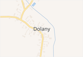 Dolany v obci Dolany - mapa části obce