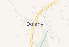 Dolany v obci Dolany - mapa části obce