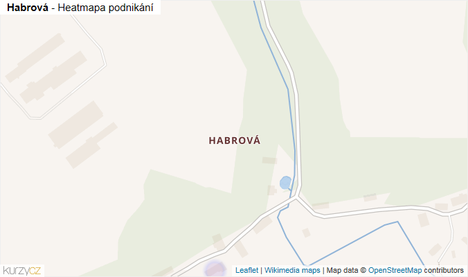 Mapa Habrová - Firmy v části obce.
