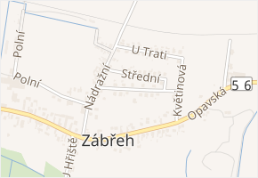 Budovatelská v obci Dolní Benešov - mapa ulice