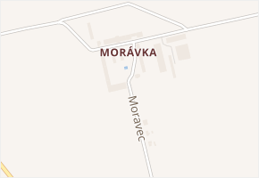 Moravec v obci Dolní Benešov - mapa ulice