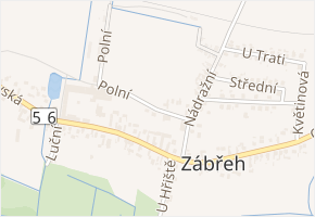 Polní v obci Dolní Benešov - mapa ulice