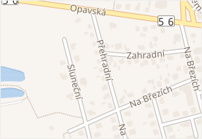 Přehradní v obci Dolní Benešov - mapa ulice