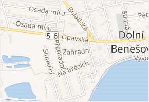 Zahradní v obci Dolní Benešov - mapa ulice