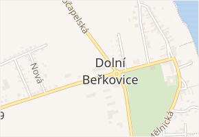 Dolní Beřkovice v obci Dolní Beřkovice - mapa části obce