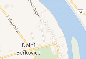 Klášterní v obci Dolní Beřkovice - mapa ulice