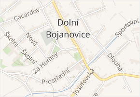 Farská v obci Dolní Bojanovice - mapa ulice