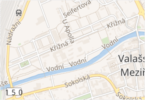Křižná v obci Dolní Bojanovice - mapa ulice