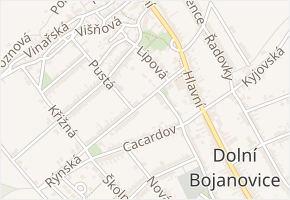 Okružní v obci Dolní Bojanovice - mapa ulice