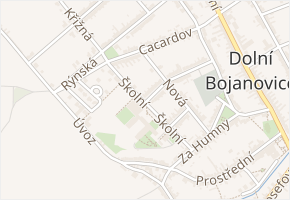 Příčná v obci Dolní Bojanovice - mapa ulice