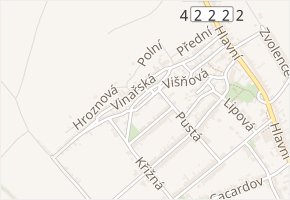 Sklepní v obci Dolní Bojanovice - mapa ulice
