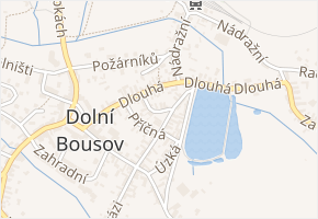 Josefské náměstí v obci Dolní Bousov - mapa ulice