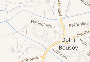 Na tvrzi v obci Dolní Bousov - mapa ulice