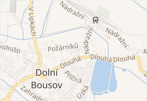 Pod Uličkou v obci Dolní Bousov - mapa ulice
