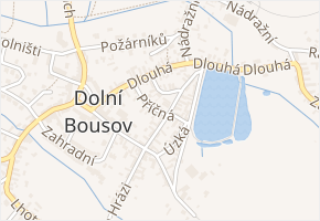 Příčná v obci Dolní Bousov - mapa ulice