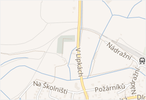V Lipkách v obci Dolní Bousov - mapa ulice