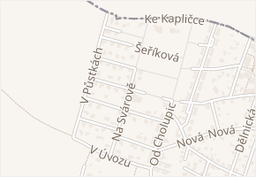 Jasmínová v obci Dolní Břežany - mapa ulice