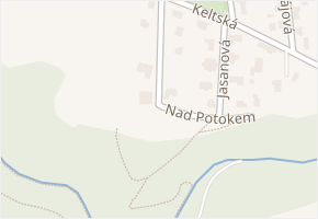 Javorová v obci Dolní Břežany - mapa ulice