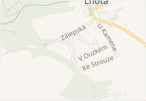 K Lesní Školce v obci Dolní Břežany - mapa ulice