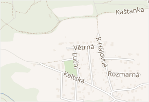Luční v obci Dolní Břežany - mapa ulice