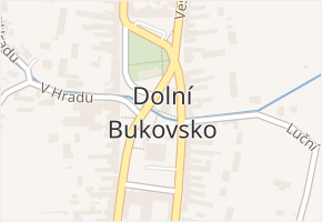 Dolní Bukovsko v obci Dolní Bukovsko - mapa části obce