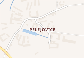 Pelejovice v obci Dolní Bukovsko - mapa části obce