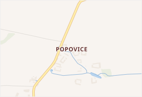 Popovice v obci Dolní Bukovsko - mapa části obce