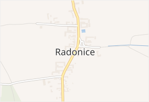 Radonice v obci Dolní Bukovsko - mapa části obce