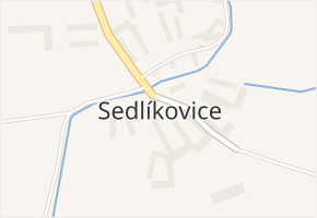 Sedlíkovice v obci Dolní Bukovsko - mapa části obce