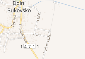 U Hřiště v obci Dolní Bukovsko - mapa ulice