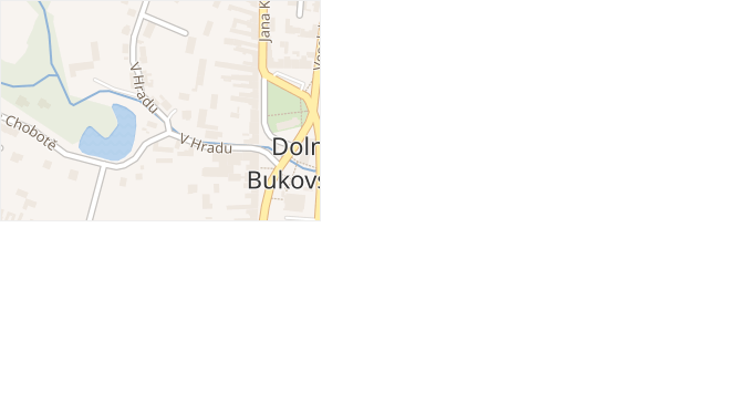 V Hradu v obci Dolní Bukovsko - mapa ulice