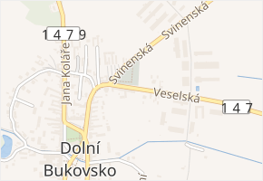 Veselská v obci Dolní Bukovsko - mapa ulice