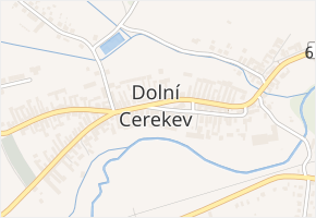 Dolní Cerekev v obci Dolní Cerekev - mapa části obce