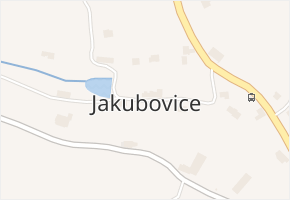 Jakubovice v obci Dolní Čermná - mapa části obce