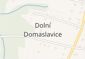 Dolní Domaslavice v obci Dolní Domaslavice - mapa části obce