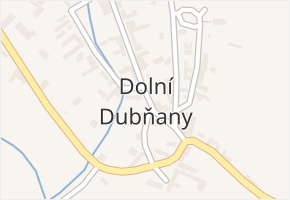 Dolní Dubňany v obci Dolní Dubňany - mapa části obce