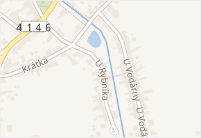 U Rybníka v obci Dolní Dunajovice - mapa ulice