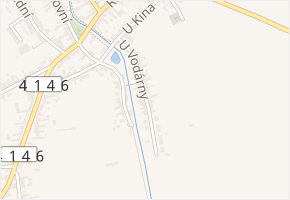 U Vodárny v obci Dolní Dunajovice - mapa ulice