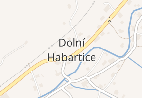 Dolní Habartice v obci Dolní Habartice - mapa části obce