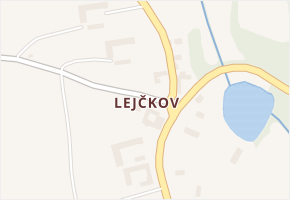 Lejčkov v obci Dolní Hořice - mapa části obce