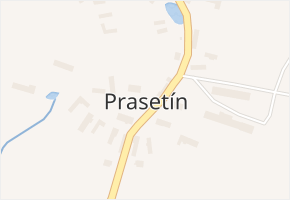 Prasetín v obci Dolní Hořice - mapa části obce