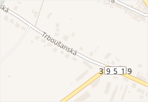 Trboušanská v obci Dolní Kounice - mapa ulice