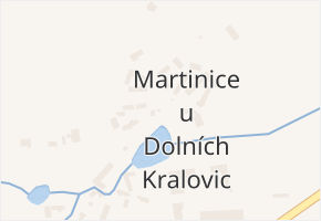 Martinice u Dolních Kralovic v obci Dolní Kralovice - mapa části obce